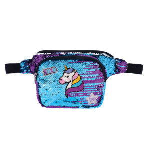 Lilac-Turquoise Loving Patches Fanny Pack